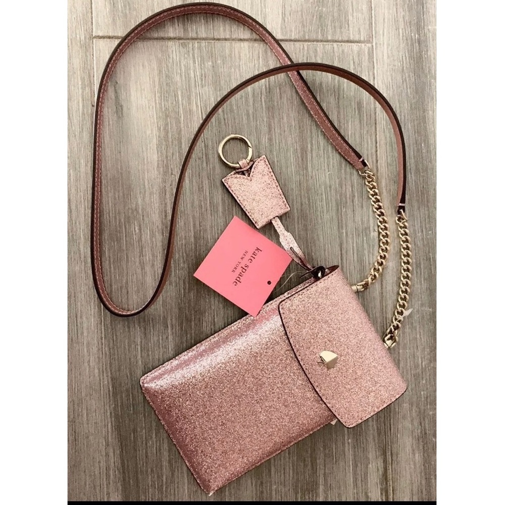 Kate Spade rose gold crossbody
